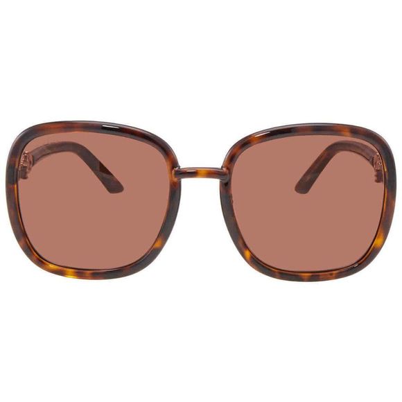 NEW Gucci Dark Brown Square Women\'s Sunglasses main image 4